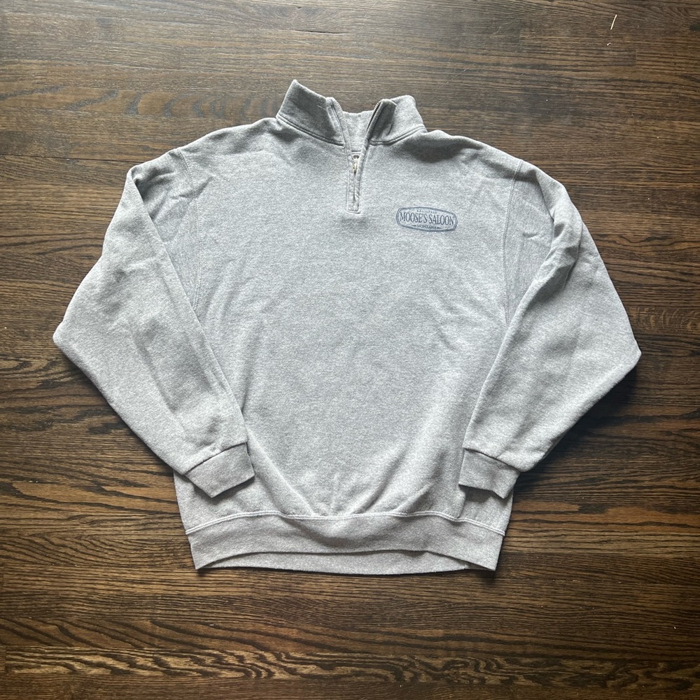 Quarter Zip “Moose’s Saloon Montana”